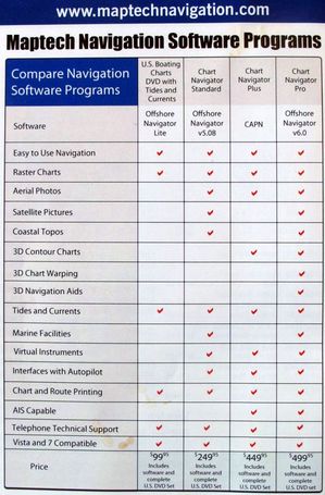 Maptech Navigation 2011 bundles.JPG